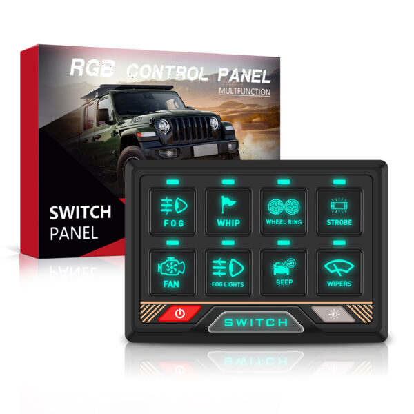 Bluetooth 8 Gang Auto Switch Panel - Image 3