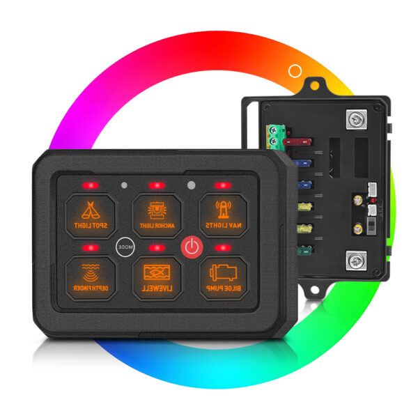 6 Gang RGB Switch Panel for 4x4 Truck RV - Image 3