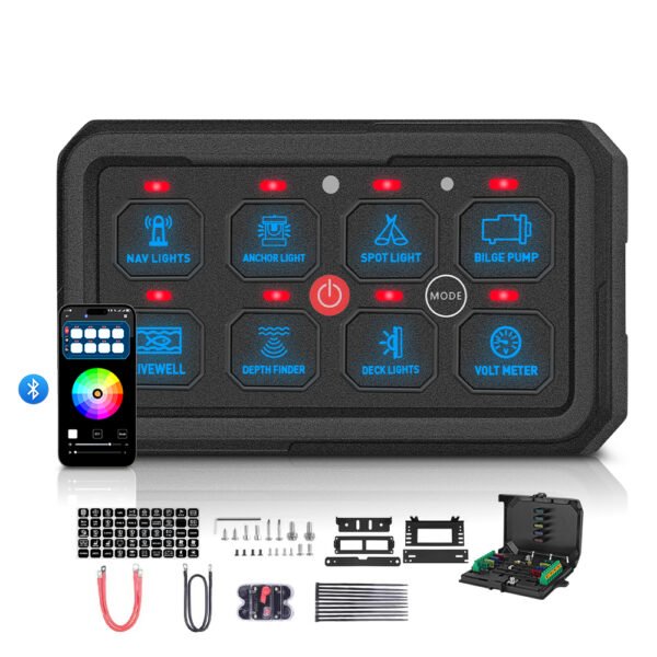 Universal 8 Gang Switch Panelfor Car Mods Boat - Image 5