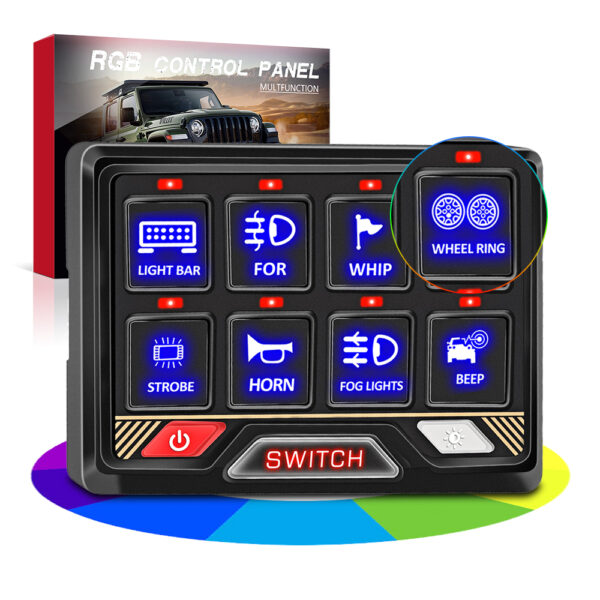 New Arrival Auto Switch Panel 8 Gang Switch Panel for Car&Truck - Image 4