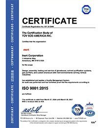 ISO 9001 quality management certificate