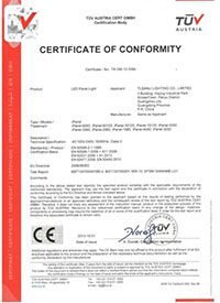 CE compliance certificate