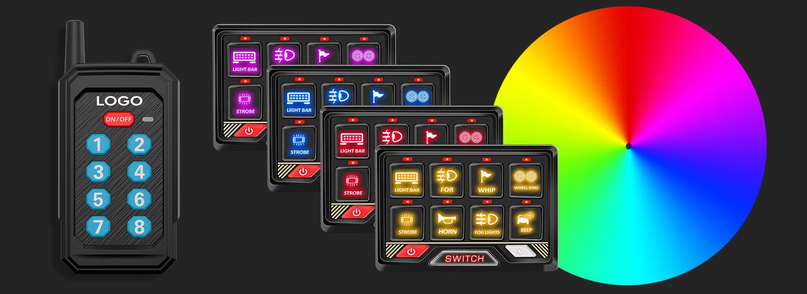 NUOBEI Remote Control switch panel product banner