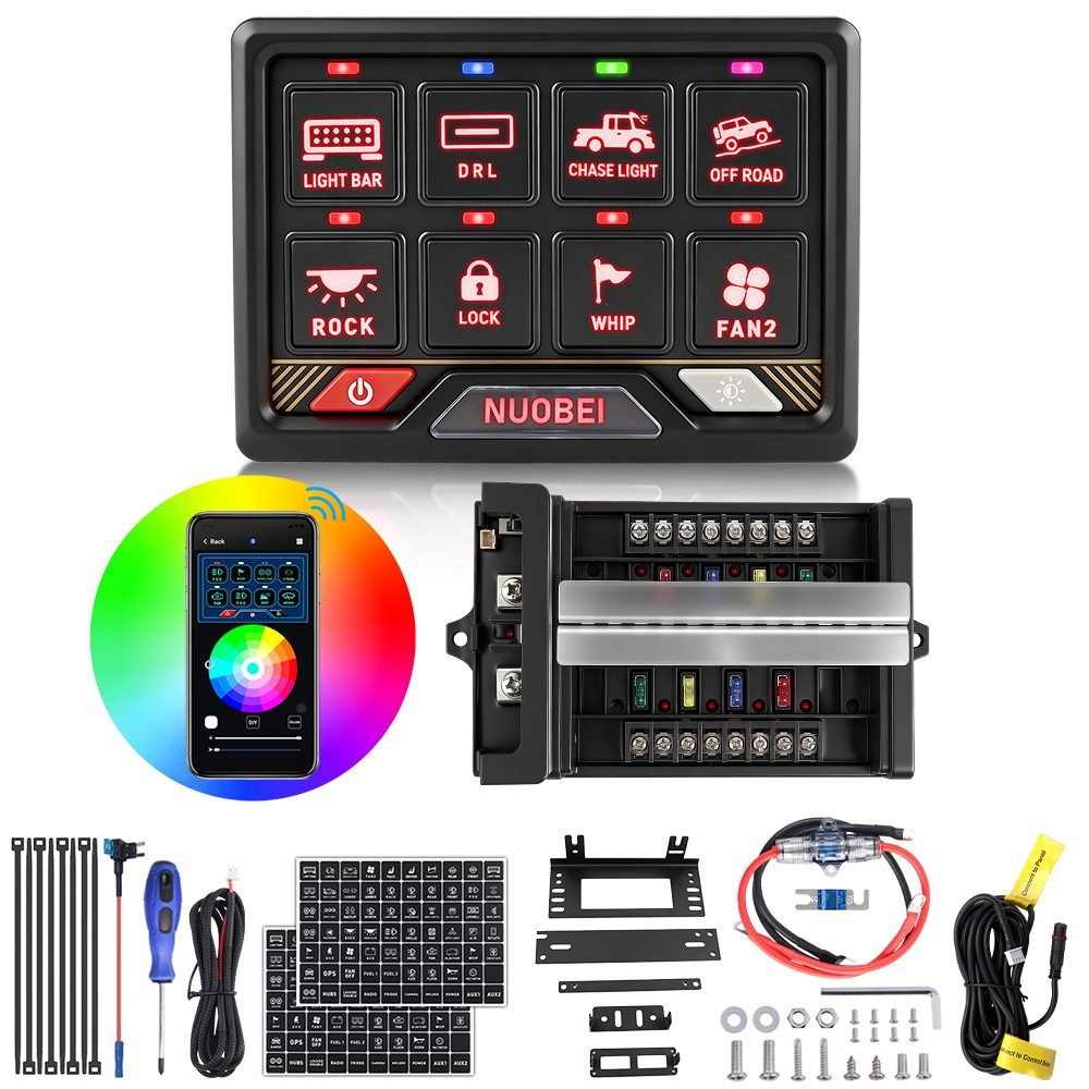 SAM-BNSP08 Bluetooth APP Control 8 Gang Switch Panel