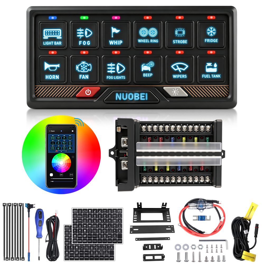SAM-BNSP12 Bluetooth APP Control 12 Gang Switch Panel