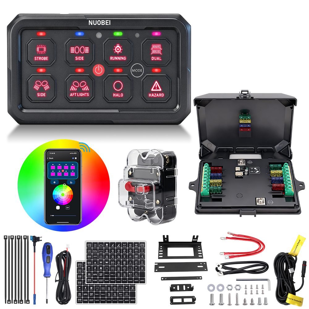 SAM-BPDSP08 Bluetooth APP Control 8 Gang Switch Panel