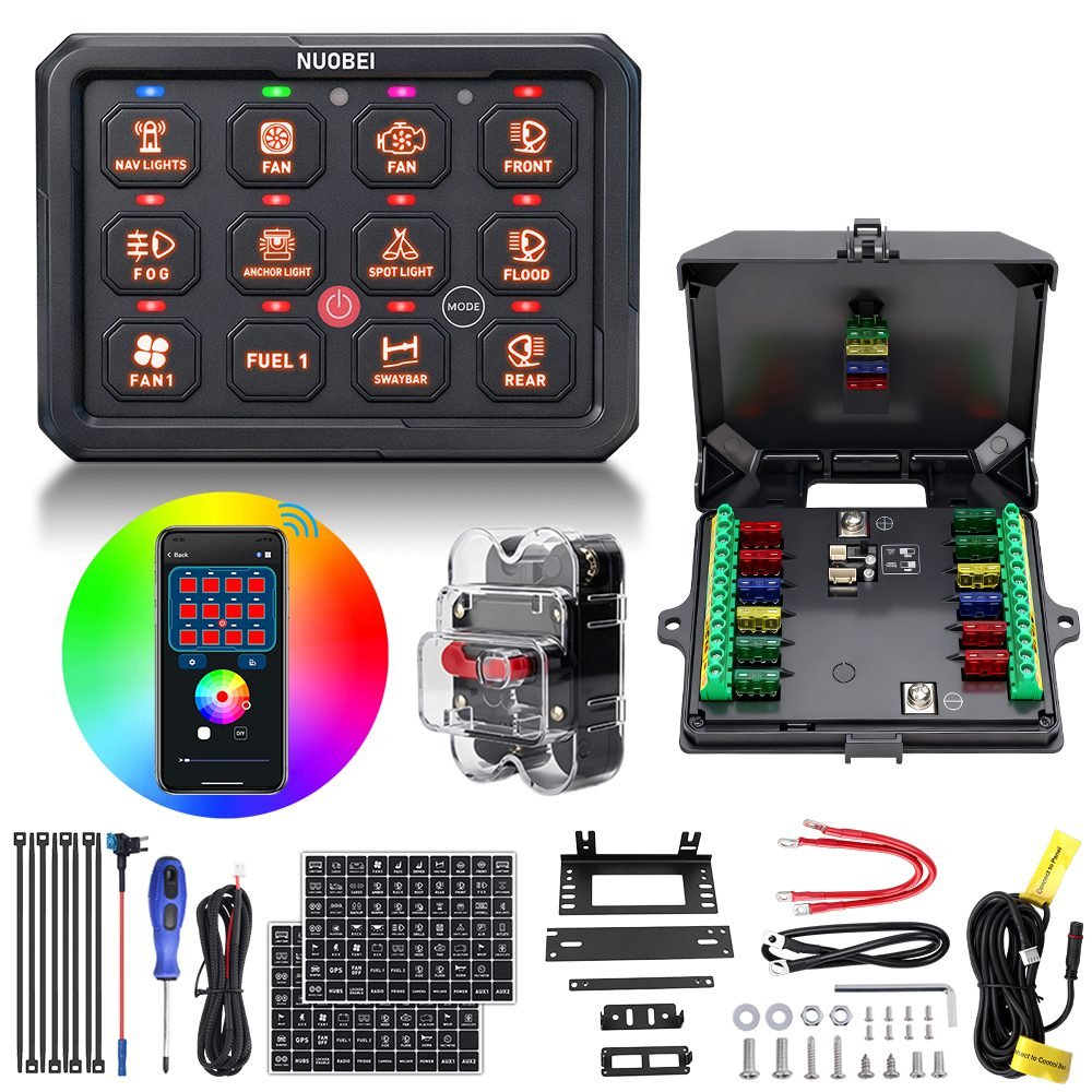 SAM-BPDSP12 Bluetooth APP Control 12 Gang Switch Panel