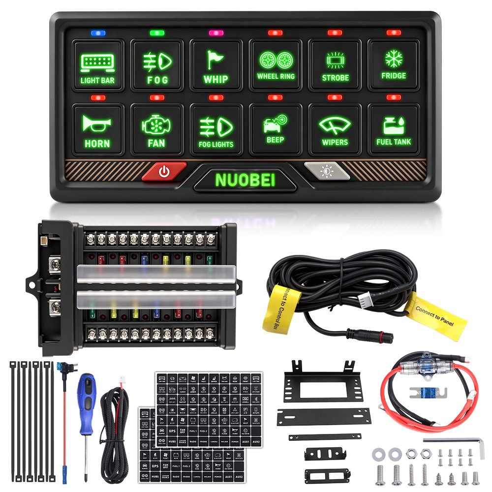 SAM-NSP12 Wire Control 12 Gang Switch Panel