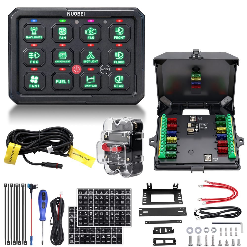 SAM-PDSP012 Wire Control 12 Gang Switch Panel
