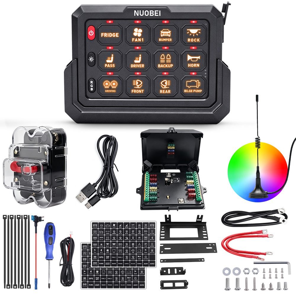 SAM-PWSP12 ABS Wireless 12 Gang Switch Panel