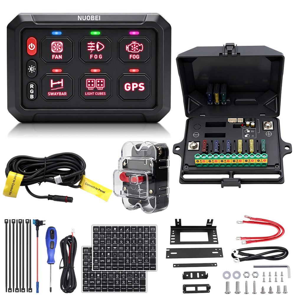 SAM-SP06 Wire Control 6 Gang Switch Panel